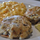 2 Crab Cakes (Baked or Fried) + 2 Sides- $13.95